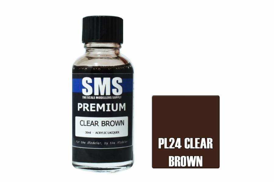 Scale Models * | Pl24 | Scale Modellers Supply Sms Premium Clear Brown 30Ml