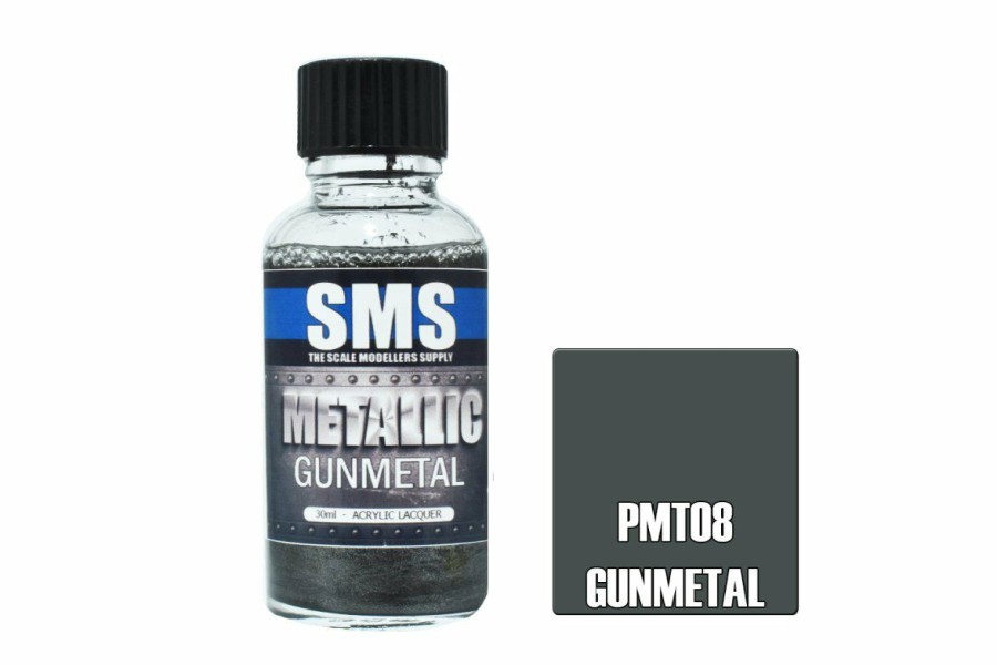 Accessories * | Pmt08 | Scale Modellers Supply Sms Metallic Gunmetal 30Ml