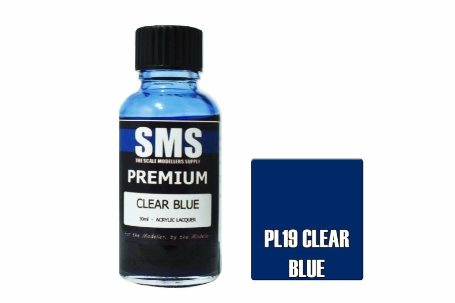 Scale Models * | Pl19 | Scale Modellers Supply Sms Premium Clear Blue 30Ml