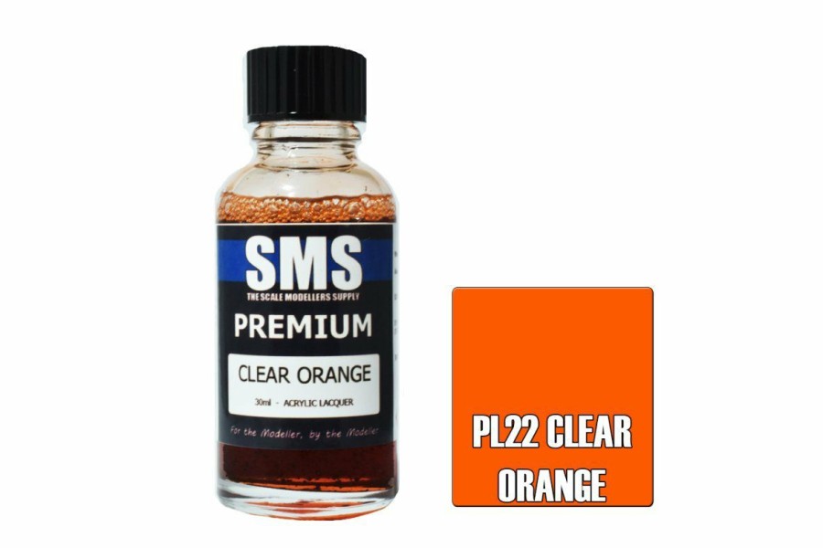 Scale Models * | Pl22 | Scale Modellers Supply Sms Premium Clear Orange 30Ml