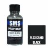 Scale Models * | Pl33 | Scale Modellers Supply Sms Premium Camo Black 30Ml