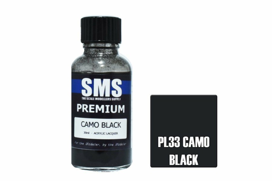 Scale Models * | Pl33 | Scale Modellers Supply Sms Premium Camo Black 30Ml