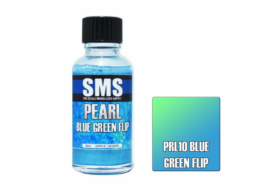 Scale Models * | Prl10 | Scale Modellers Supply Sms Pearl Blue Green Flip 30Ml