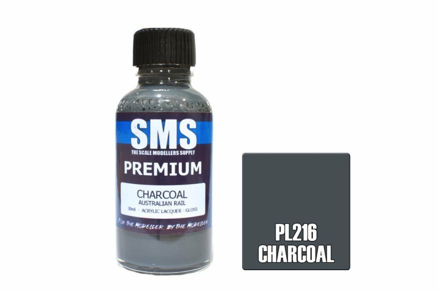 Scale Models * | Pl216 | Scale Modellers Supply Sms Premium Charcoal 30Ml