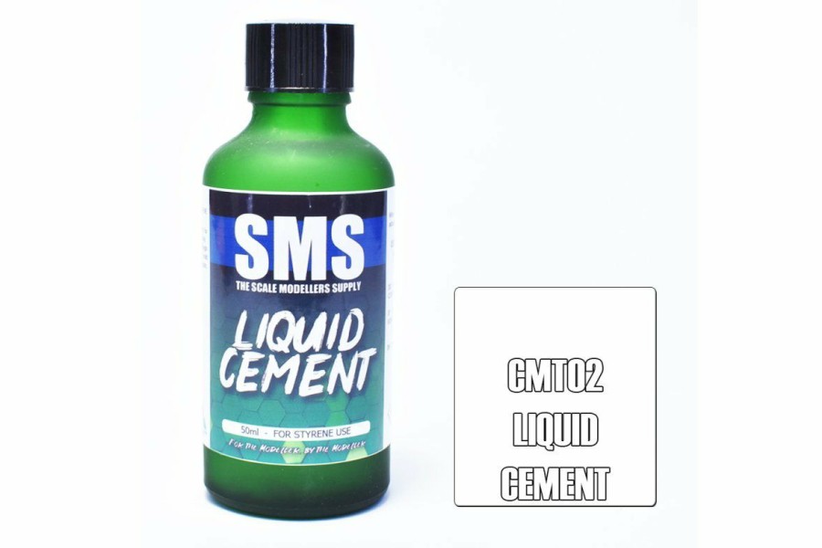 Scale Models * | Cmt02 | Scale Modellers Supply Sms Liquid Cement 50Ml