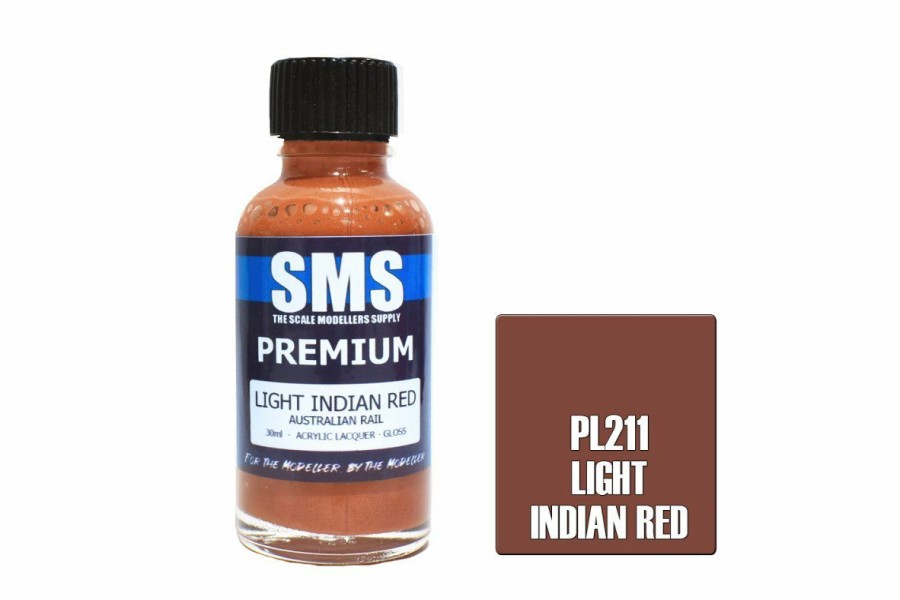 Scale Models * | Pl211 | Scale Modellers Supply Sms Premium Light Indian Red 30Ml