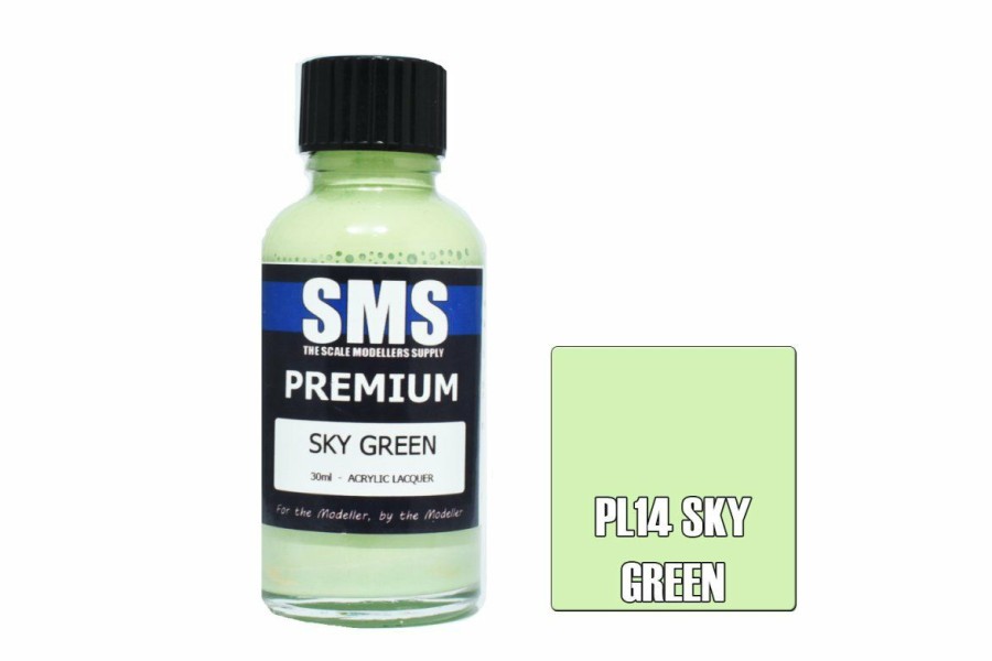 Scale Models * | Pl14 | Scale Modellers Supply Sms Premium Sky Green 30Ml