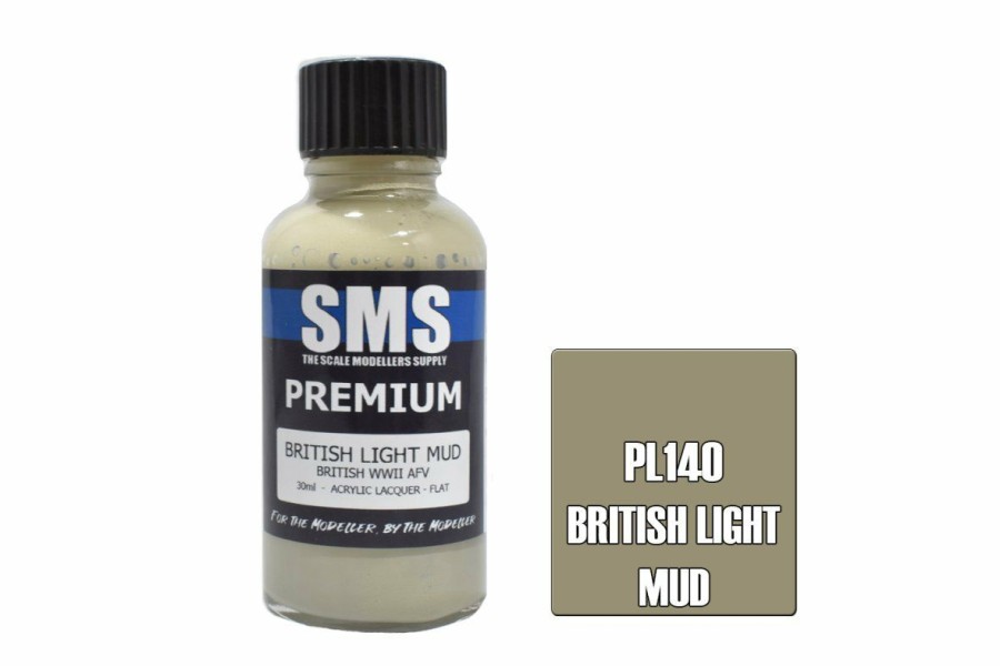 Scale Models * | Pl140 | Scale Modellers Supply Sms Premium British Light Mud 30Ml