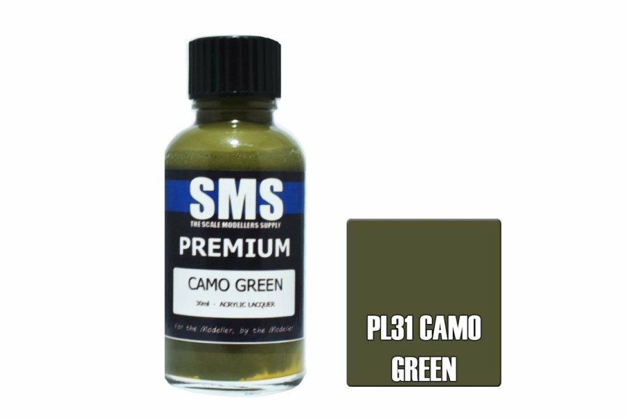 Scale Models * | Pl31 | Scale Modellers Supply Sms Premium Camo Green 30Ml