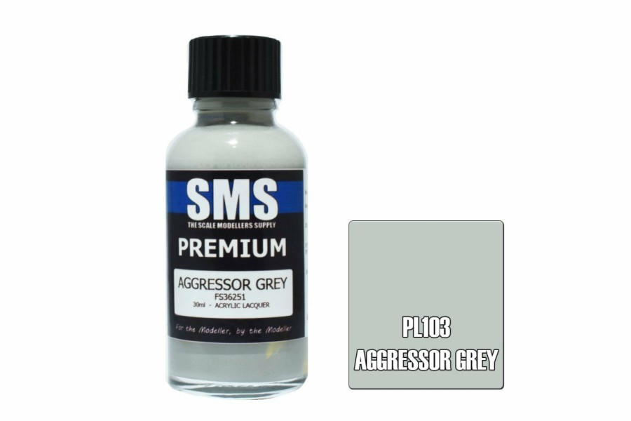 Scale Models * | Pl103 | Scale Modellers Supply Sms Premium Aggressor Grey 30Ml