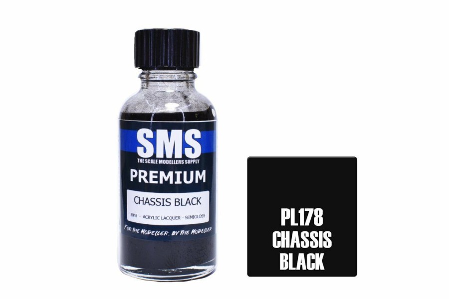 Scale Models * | Pl178 | Scale Modellers Supply Sms Premium Chassis Black 30Ml