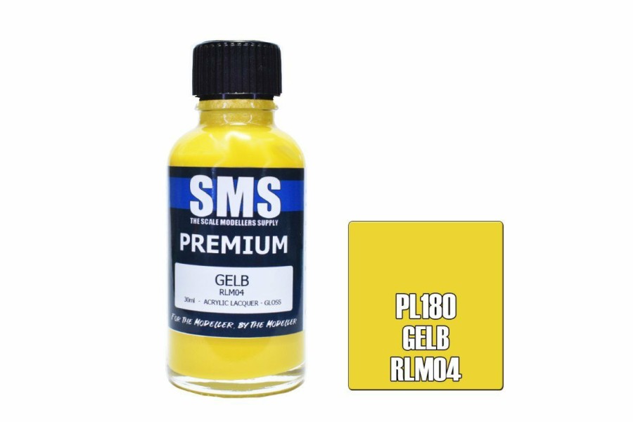 Scale Models * | Pl180 | Scale Modellers Supply Sms Premium Gelb Rlm04 30Ml