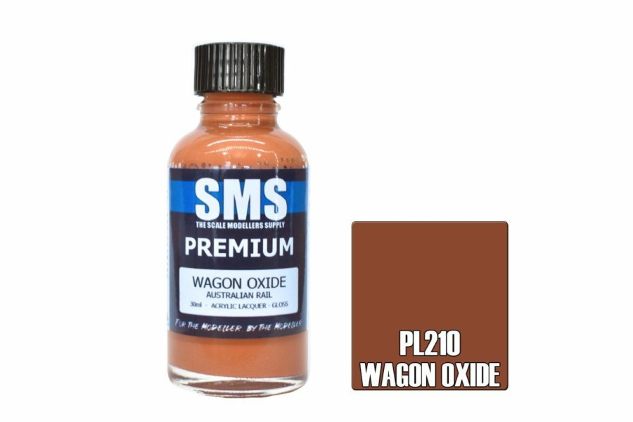 Scale Models * | Pl210 | Scale Modellers Supply Sms Premium Wagon Oxide Red 30Ml