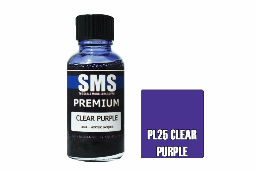 Scale Models * | Pl25 | Scale Modellers Supply Sms Premium Clear Purple 30Ml