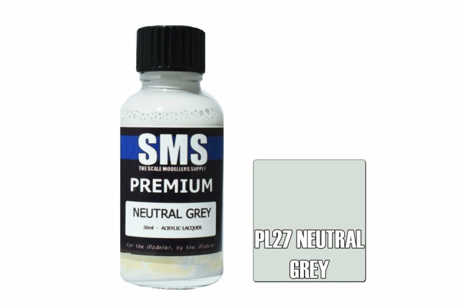 Scale Models * | Pl27 | Scale Modellers Supply Sms Premium Neutral Grey 30Ml