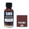 Scale Models * | Pl35 | Scale Modellers Supply Sms Premium Hull Red 30Ml