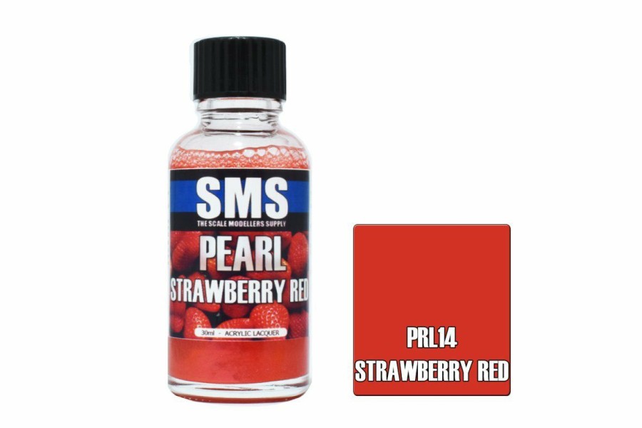 Scale Models * | Prl14 | Scale Modellers Supply Sms Pearl Strawberry Red 30Ml