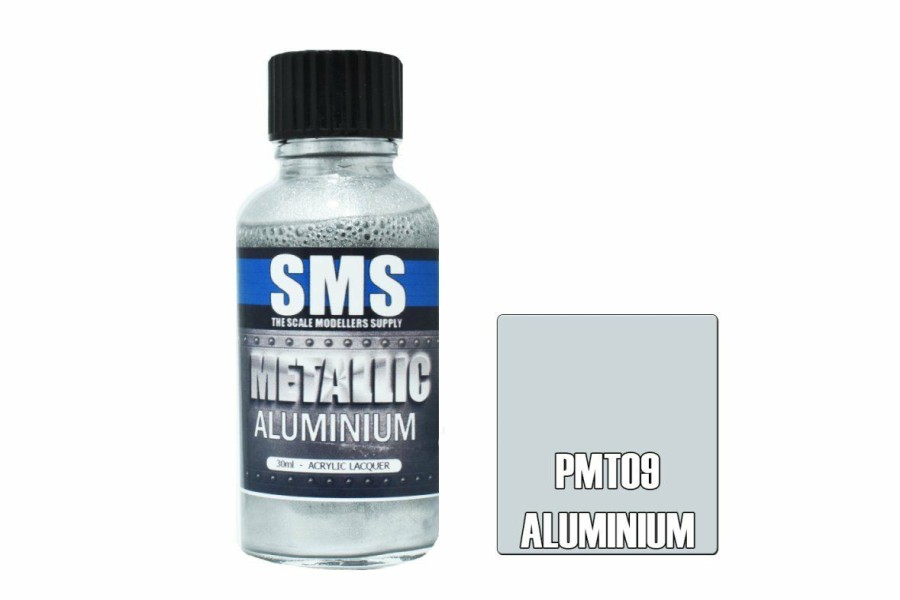 Accessories * | Pmt09 | Scale Modellers Supply Sms Metallic Aluminium 30Ml