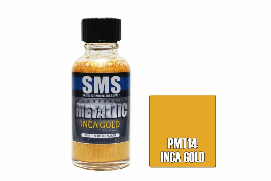 Accessories * | Pmt14 | Scale Modellers Supply Sms Metallic Inca Gold 30Ml