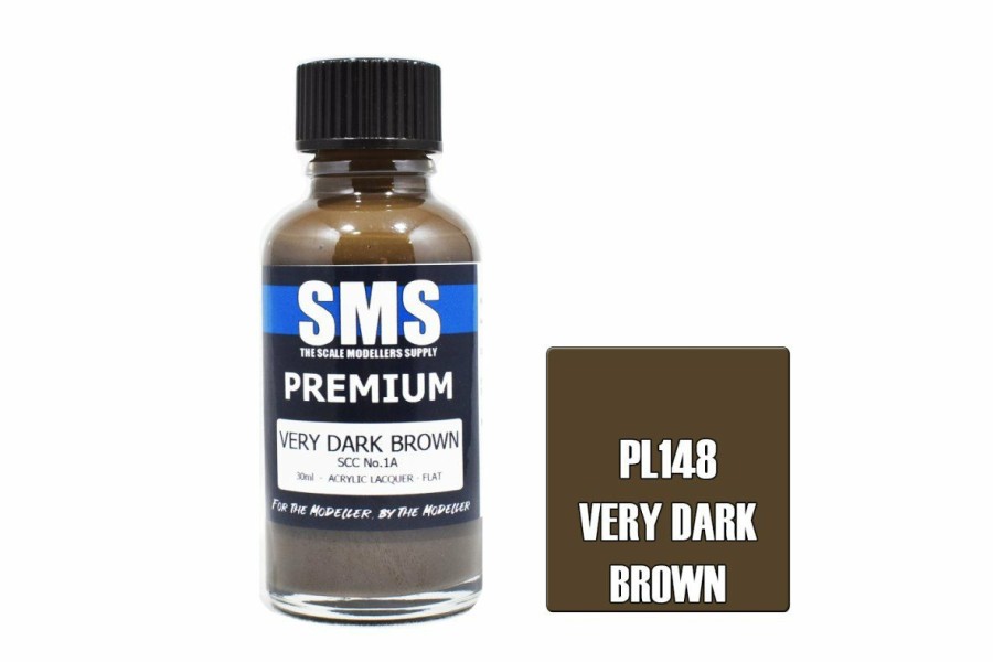 Scale Models * | Pl148 | Scale Modellers Supply Sms Premium Very Dark Brown Scc No.1A 30Ml