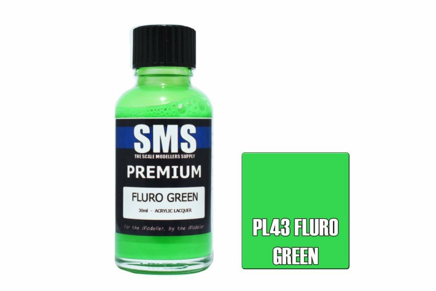 Scale Models * | Pl43 | Scale Modellers Supply Sms Premium Fluro Green 30Ml