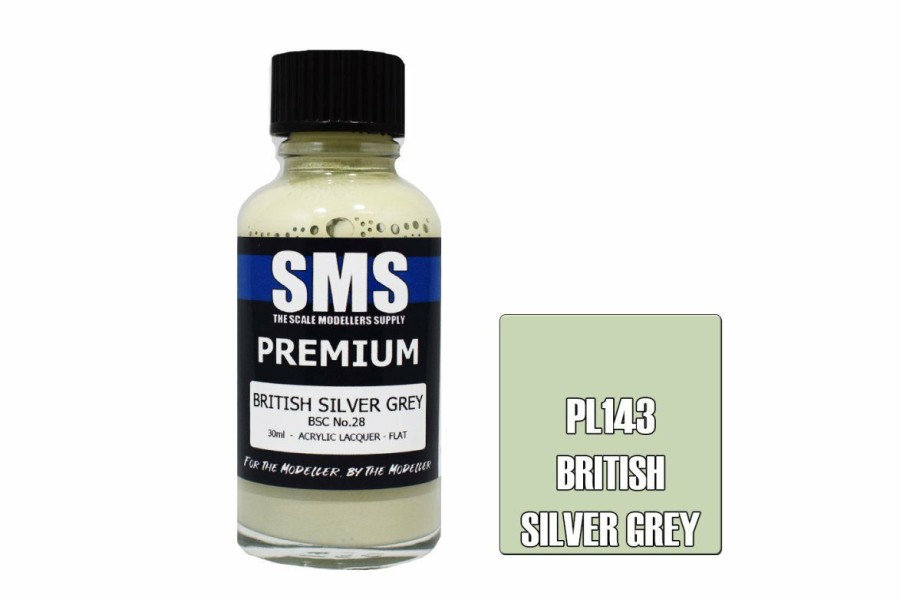 Scale Models * | Pl143 | Scale Modellers Supply Sms Premium British Silver Grey 30Ml