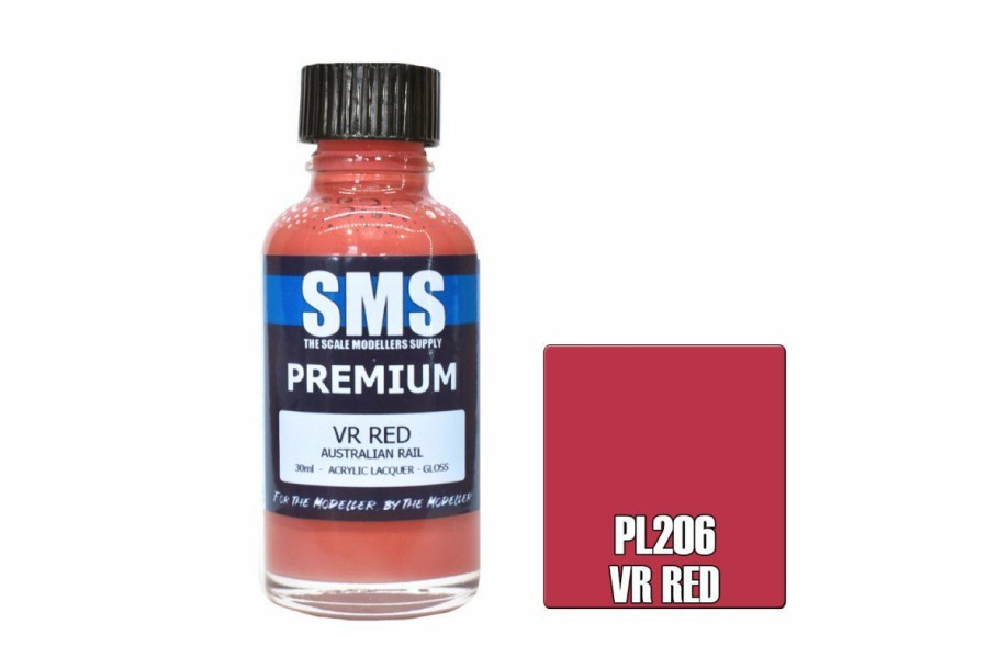 Scale Models * | Pl206 | Scale Modellers Supply Sms Premium Vr Red 30Ml