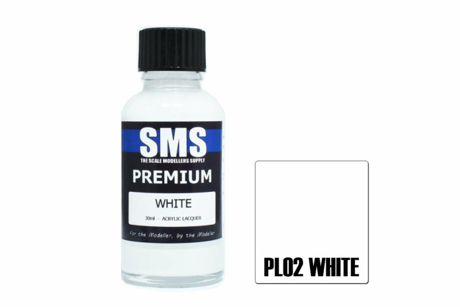 Scale Models * | Pl02 | Scale Modellers Supply Sms Premium White 30Ml