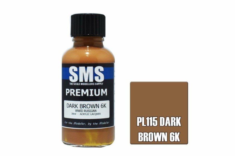 Scale Models * | Pl115 | Scale Modellers Supply Sms Premium Dark Brown 6K 30Ml