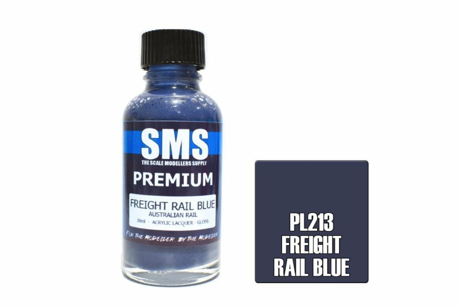 Scale Models * | Pl213 | Scale Modellers Supply Sms Premium Freight Rail Blue 30Ml