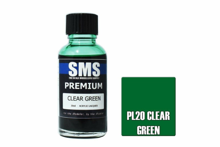 Scale Models * | Pl20 | Scale Modellers Supply Sms Premium Clear Green 30Ml