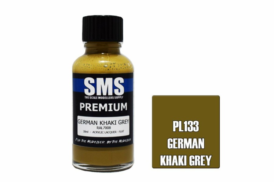 Scale Models * | Pl133 | Scale Modellers Supply Sms Premium German Khaki Grey 30Ml