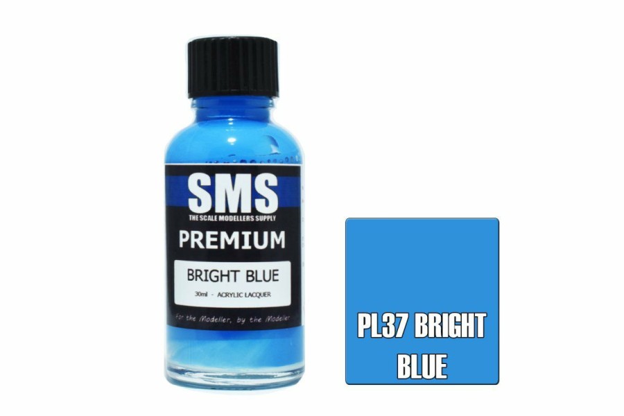 Scale Models * | Pl37 | Scale Modellers Supply Sms Premium Bright Blue 30Ml