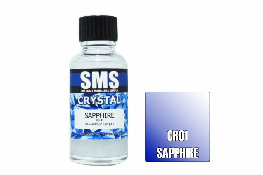 Scale Models * | Cr01 | Scale Modellers Supply Sms Crystal Sapphire 30Ml