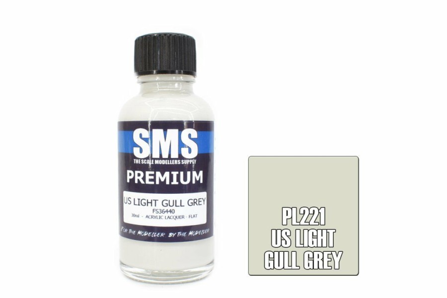 Scale Models * | Pl221 | Scale Modellers Supply Sms Premium Us Light Gull Grey 30Ml