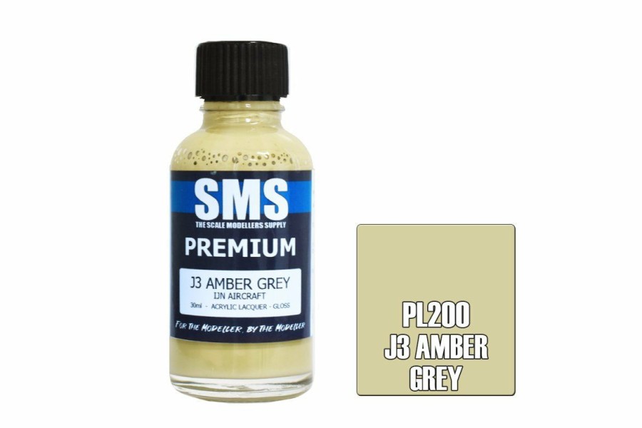 Scale Models * | Pl200 | Scale Modellers Supply Sms Premium J3 Amber Grey 30Ml