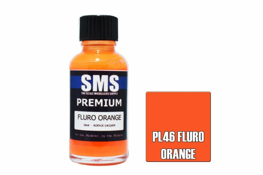 Scale Models * | Pl46 | Scale Modellers Supply Sms Premium Fluro Orange 30Ml