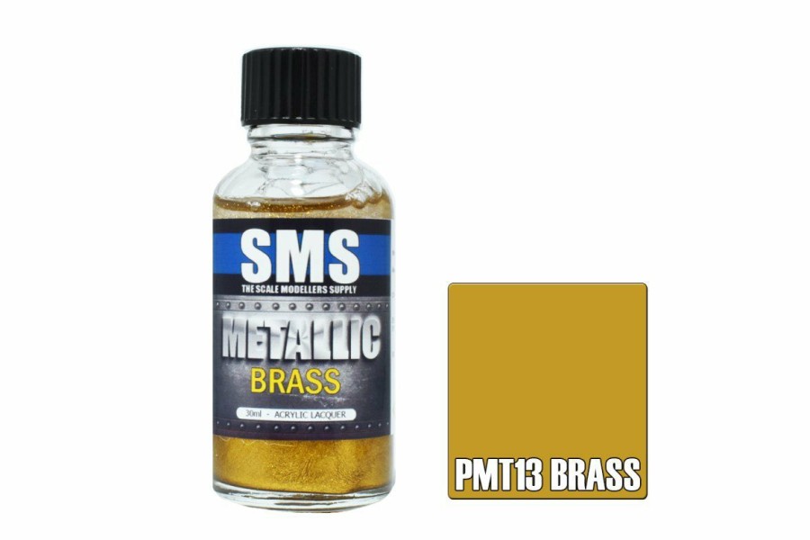 Accessories * | Pmt13 | Scale Modellers Supply Sms Metallic Brass 30Ml