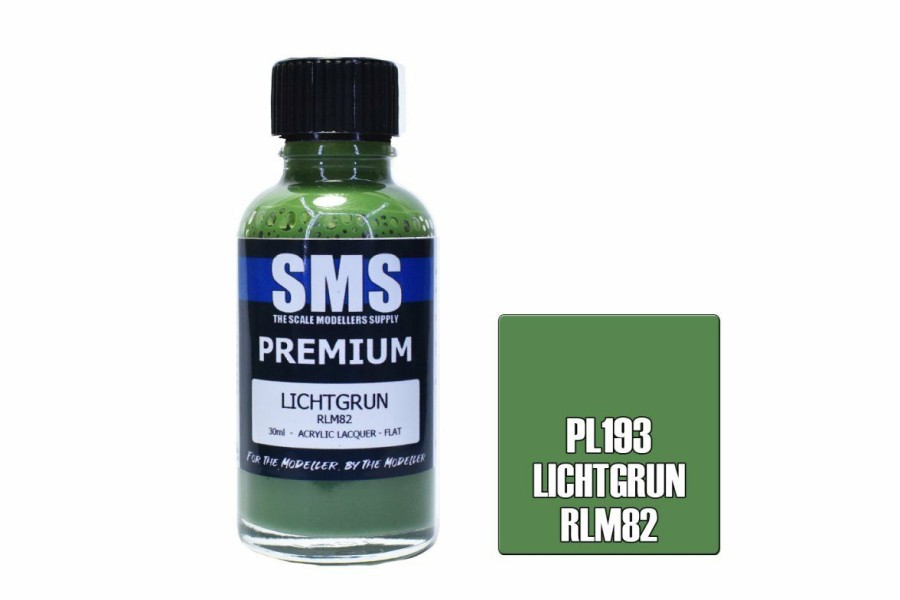 Scale Models * | Pl193 | Scale Modellers Supply Sms Premium Lichtgrun Rlm82 30Ml