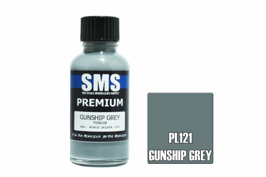 Scale Models * | Pl121 | Scale Modellers Supply Sms Premium Gunship Grey 30Ml