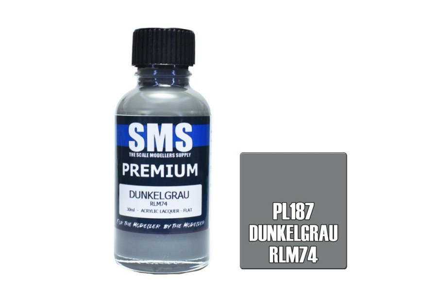 Scale Models * | Pl187 | Scale Modellers Supply Sms Premium Dunkelgrau Rlm74 30Ml