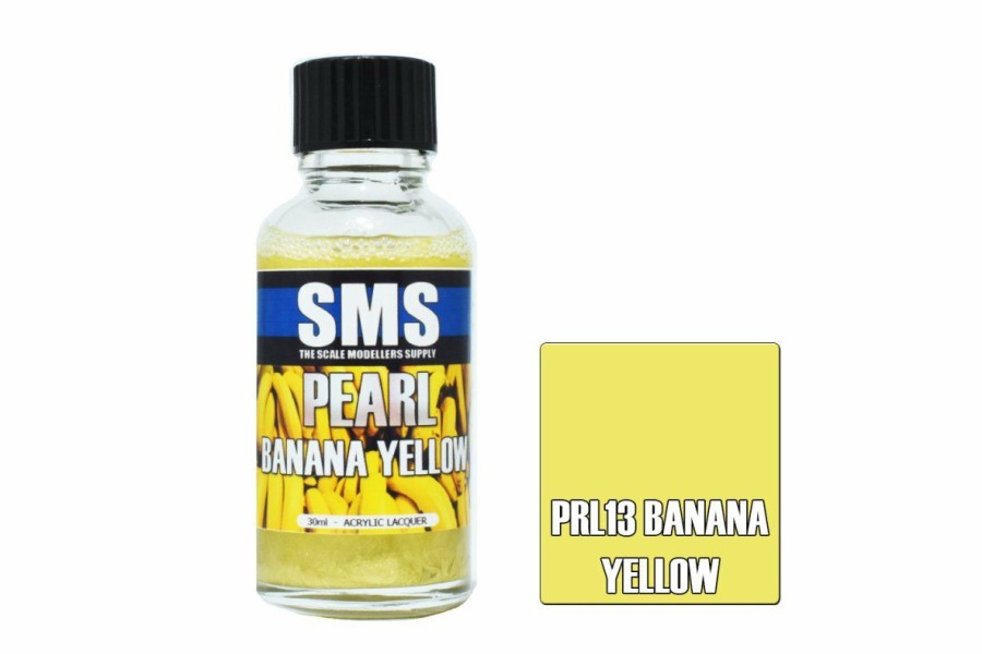 Scale Models * | Prl13 | Scale Modellers Supply Sms Pearl Banana Yellow 30Ml