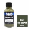 Scale Models * | Pl141 | Scale Modellers Supply Sms Premium British Dark Olive 30Ml