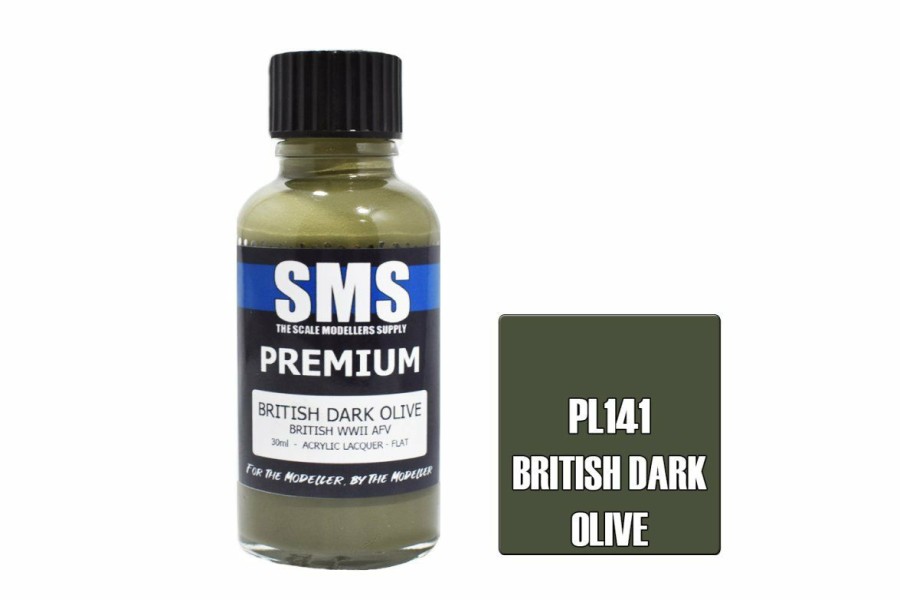 Scale Models * | Pl141 | Scale Modellers Supply Sms Premium British Dark Olive 30Ml