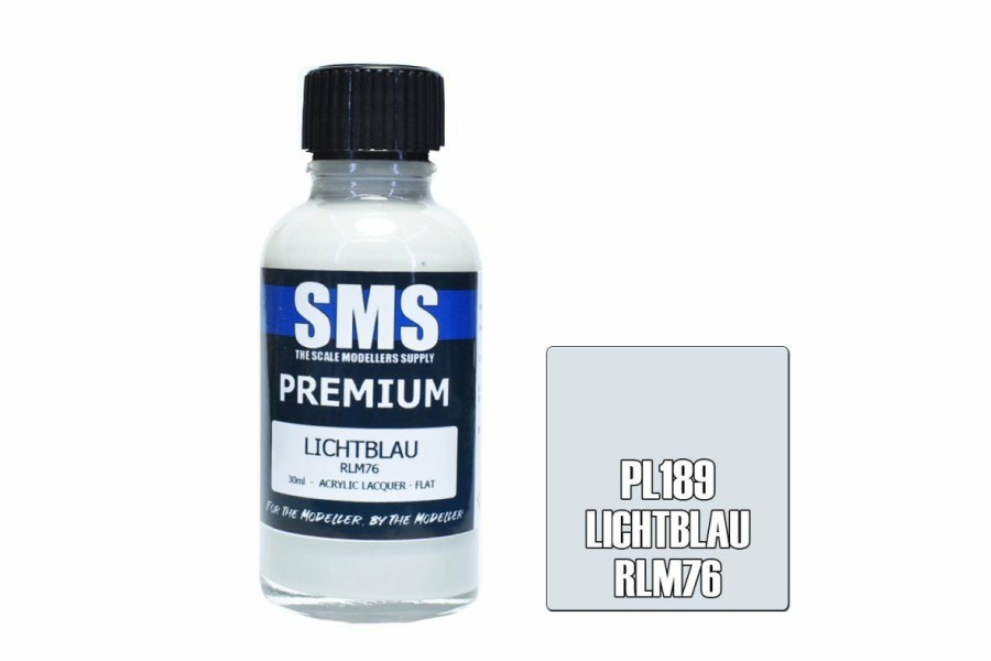 Scale Models * | Pl189 | Scale Modellers Supply Sms Premium Lichtblau Rlm76 30Ml