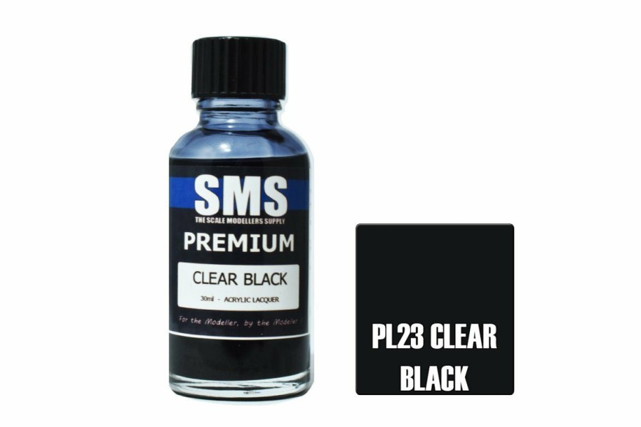 Scale Models * | Pl23 | Scale Modellers Supply Sms Premium Clear Black 30Ml