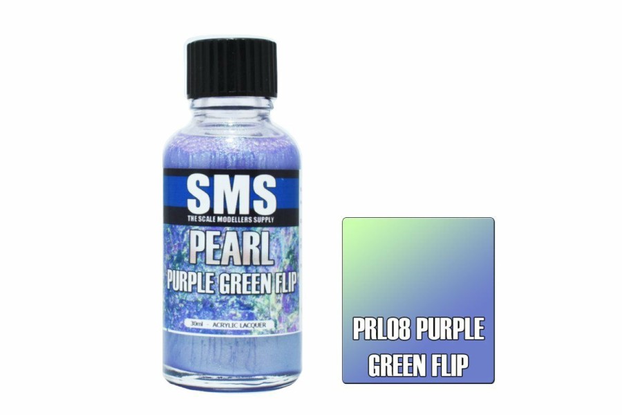 Scale Models * | Prl08 | Scale Modellers Supply Sms Pearl Purple Green Flip 30Ml