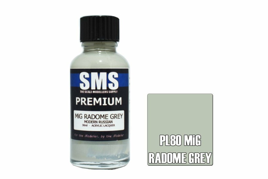 Scale Models * | Pl80 | Scale Modellers Supply Sms Premium Mig Radome Grey 30Ml