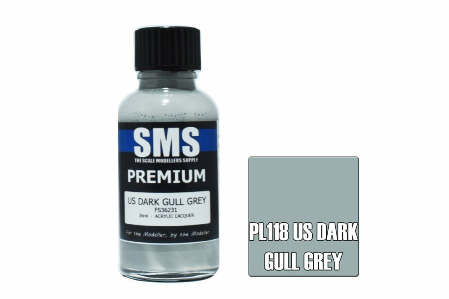 Scale Models * | Pl118 | Scale Modellers Supply Sms Premium Us Dark Gull Grey 30Ml