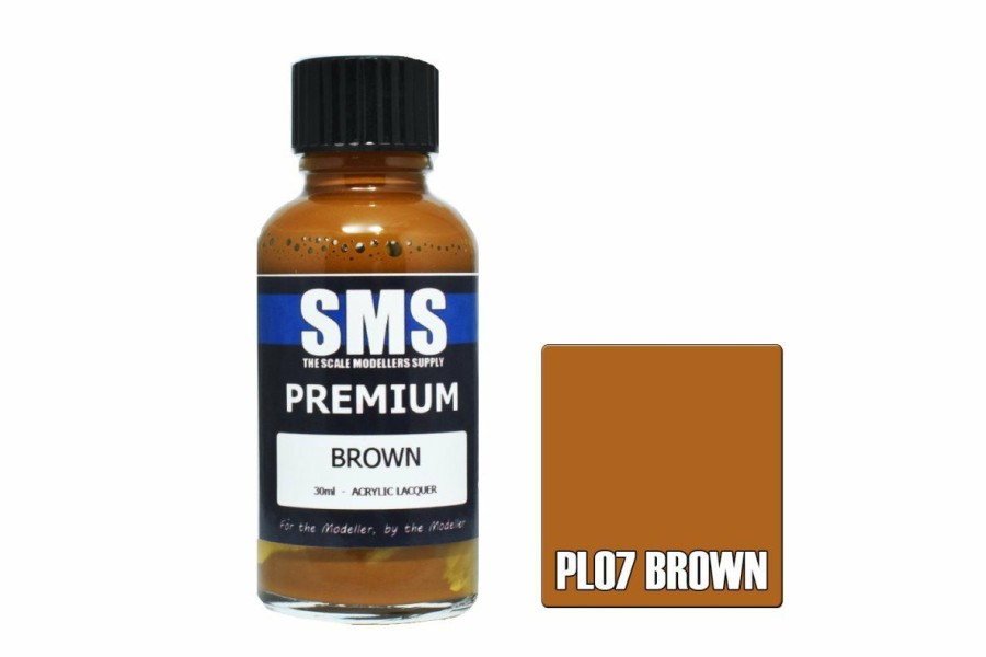 Scale Models * | Pl07 | Scale Modellers Supply Sms Premium Brown 30Ml